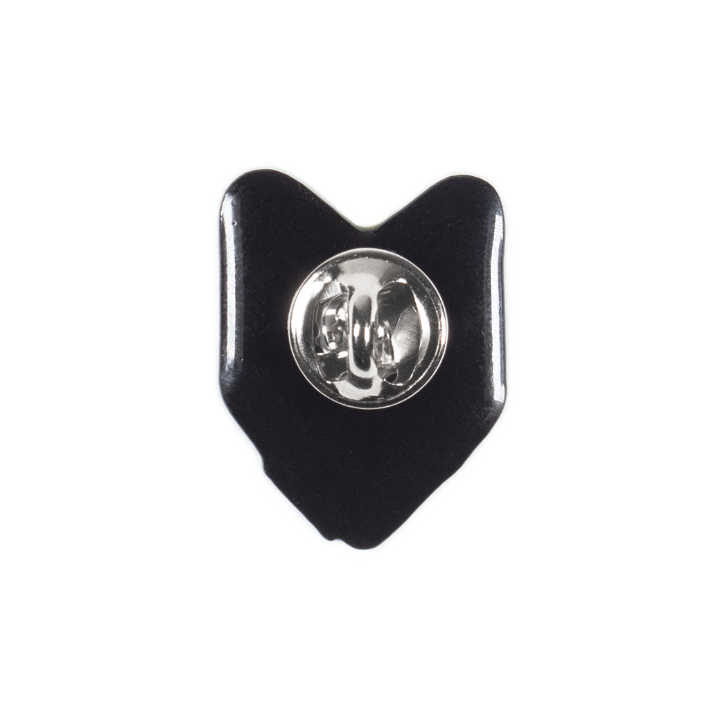 真顔初心者マーク/ピンバッジ