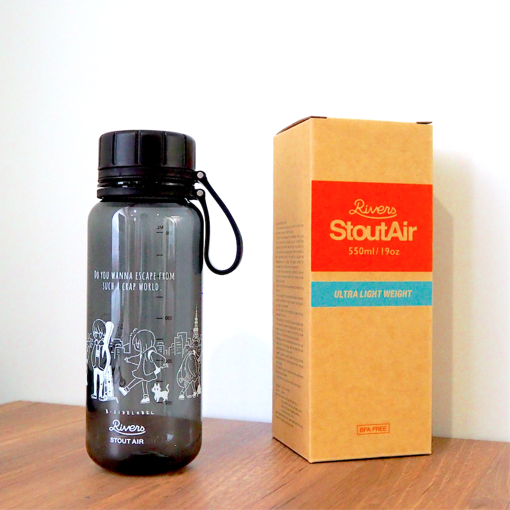 デフォ街/クリアボトル(ブラック)