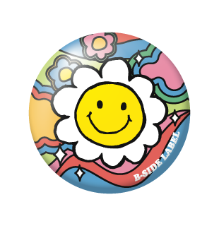 スマイルフラワー/小缶バッジ