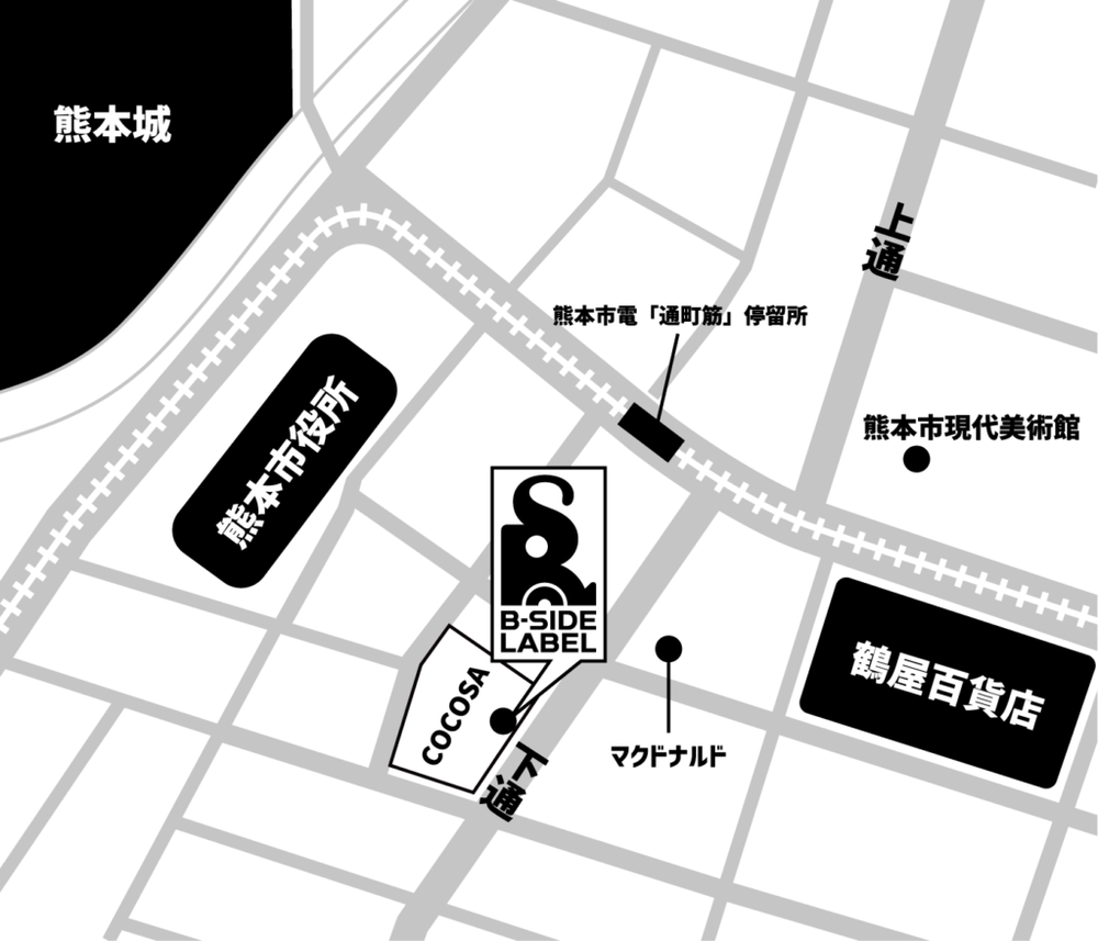 熊本店 周辺マップ