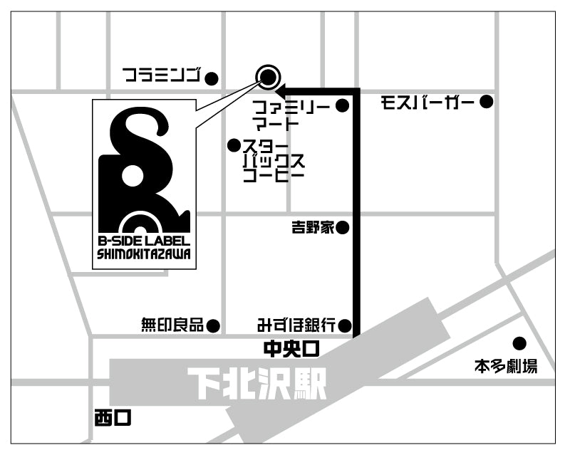 下北沢店 周辺マップ
