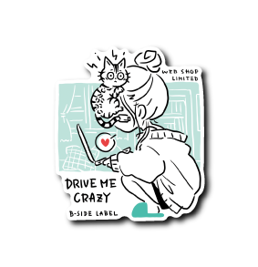 WEBSHOP限定デフォルメDRIVE ME CRAZY – B-SIDE LABEL