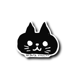 ネコフェイス(黒)