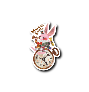 コラージュスローリーウサギ(ピンク)