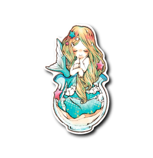 巨大人魚(目閉じ)