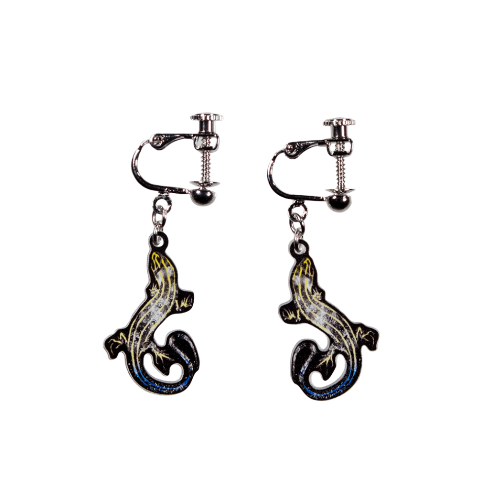 日本トカゲ/イヤリング2個セット