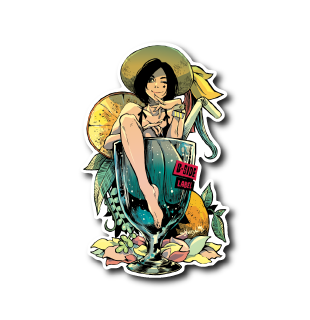 グラスガール(緑)