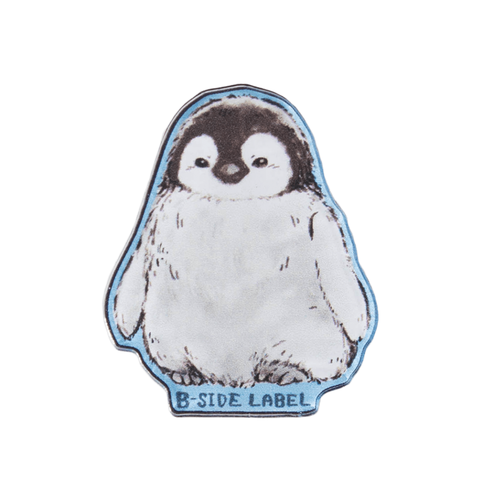 ふさふさペンギン/ピンバッジ