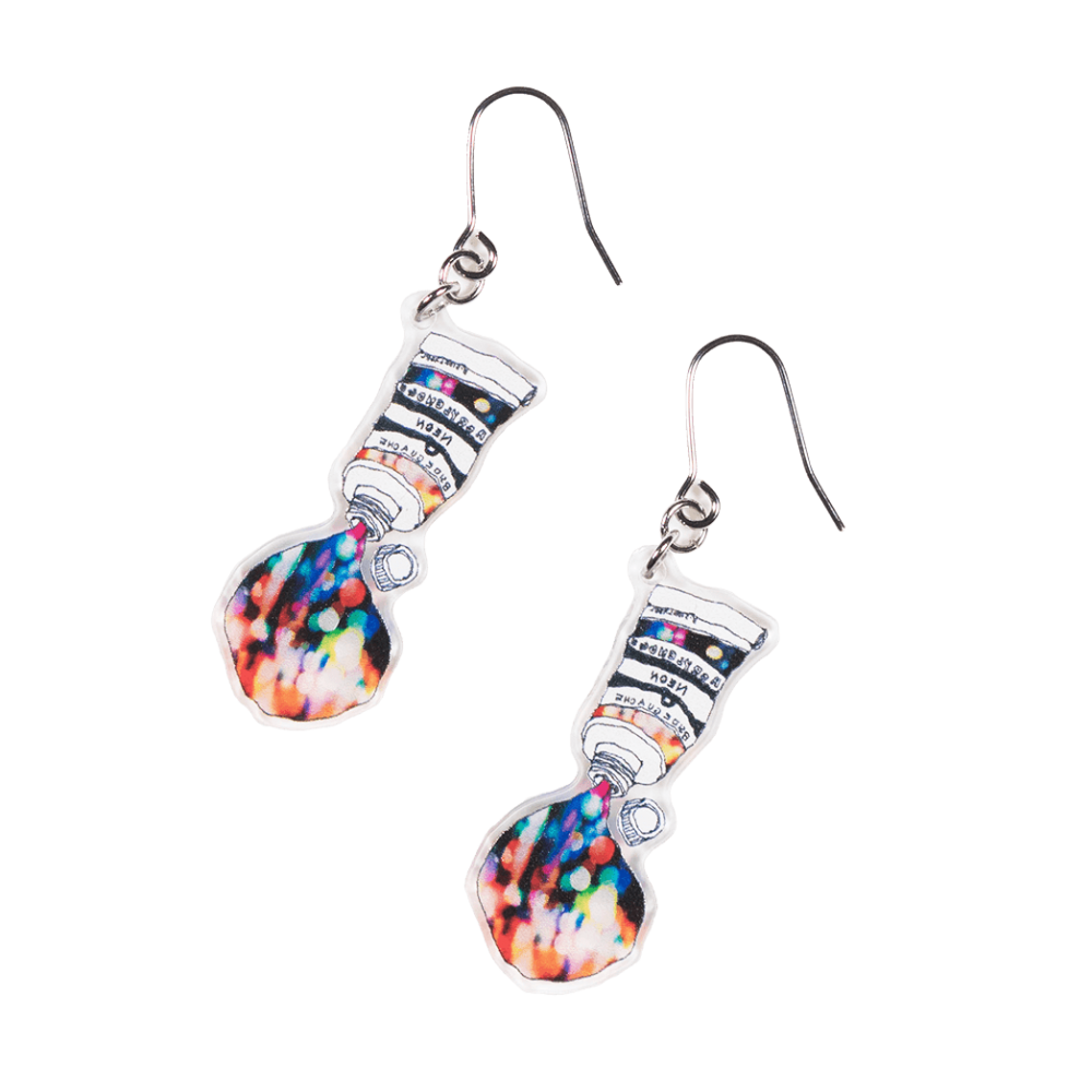 絵の具/ピアス2個セット