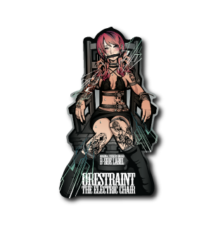 電気椅子ガール(黒フチ)