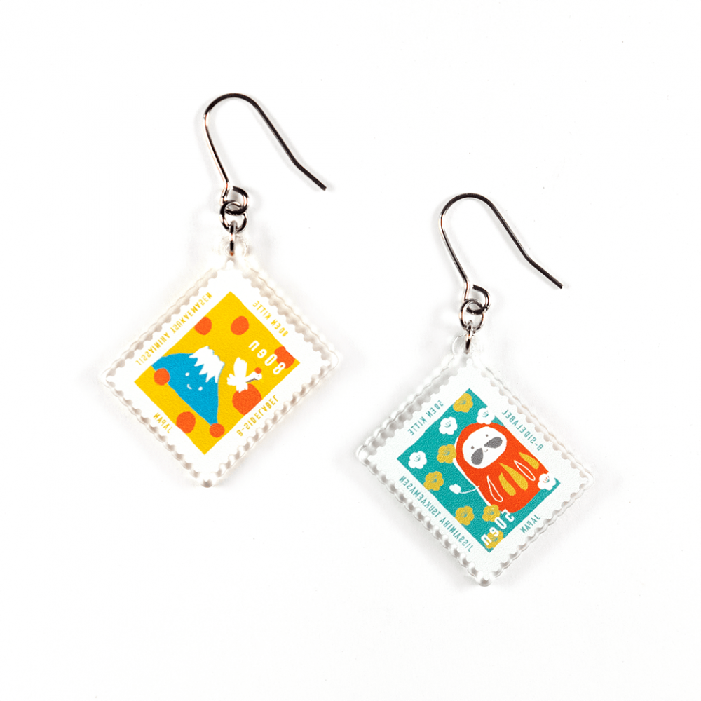 切手セット/ピアス2個セット