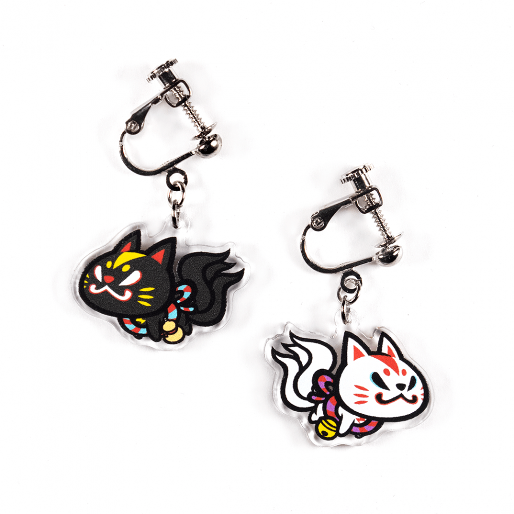 おいなり走り/イヤリング2個セット