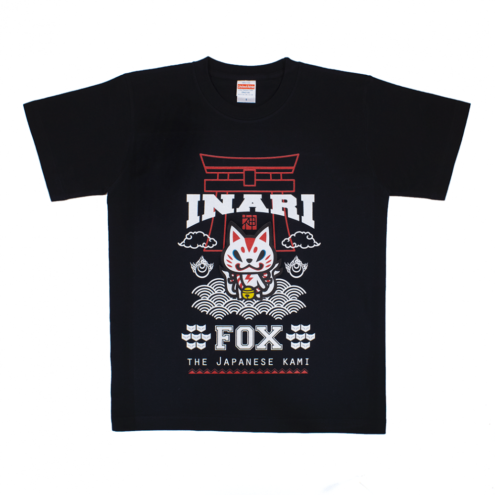 おいなりさん(黒)/Tシャツ