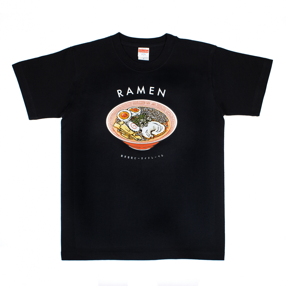 ラーメン(黒)/Tシャツ