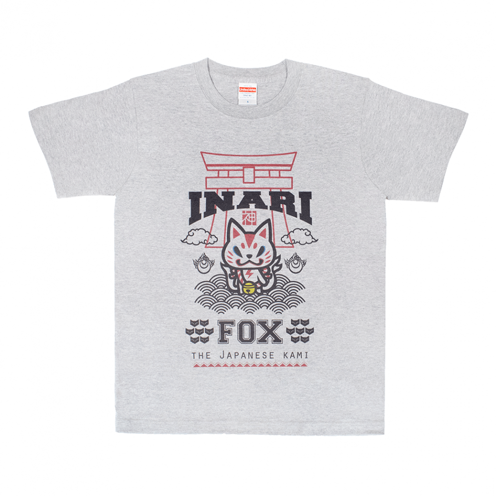 おいなりさん(グレー)/Tシャツ