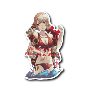 ヒマワリ水着ガール