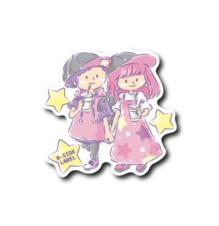 七夕街デート(ピンク)