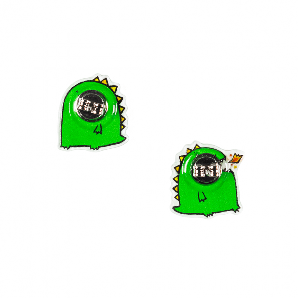 恐竜/ピアス2個セット