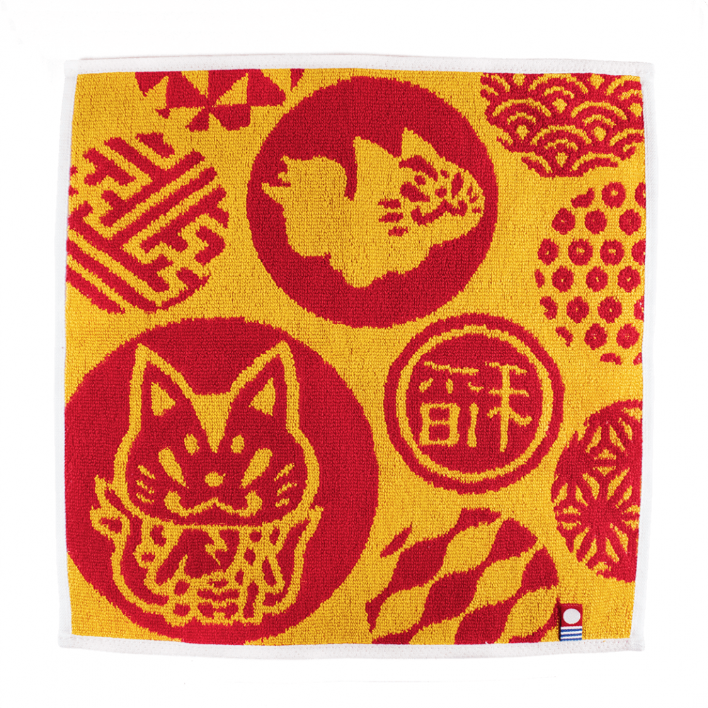 おいなりさん/今治産ハンドタオル