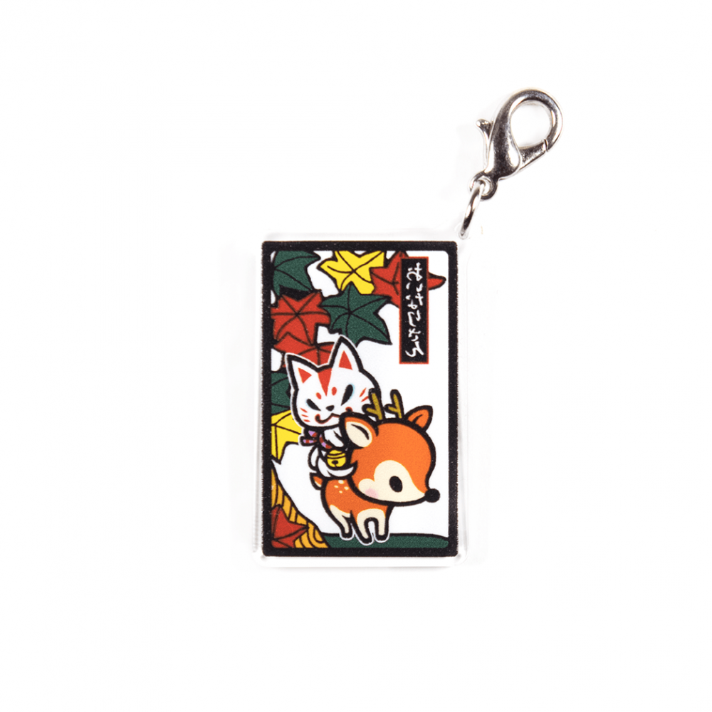 おいなり(10月紅葉と鹿)/チャーム