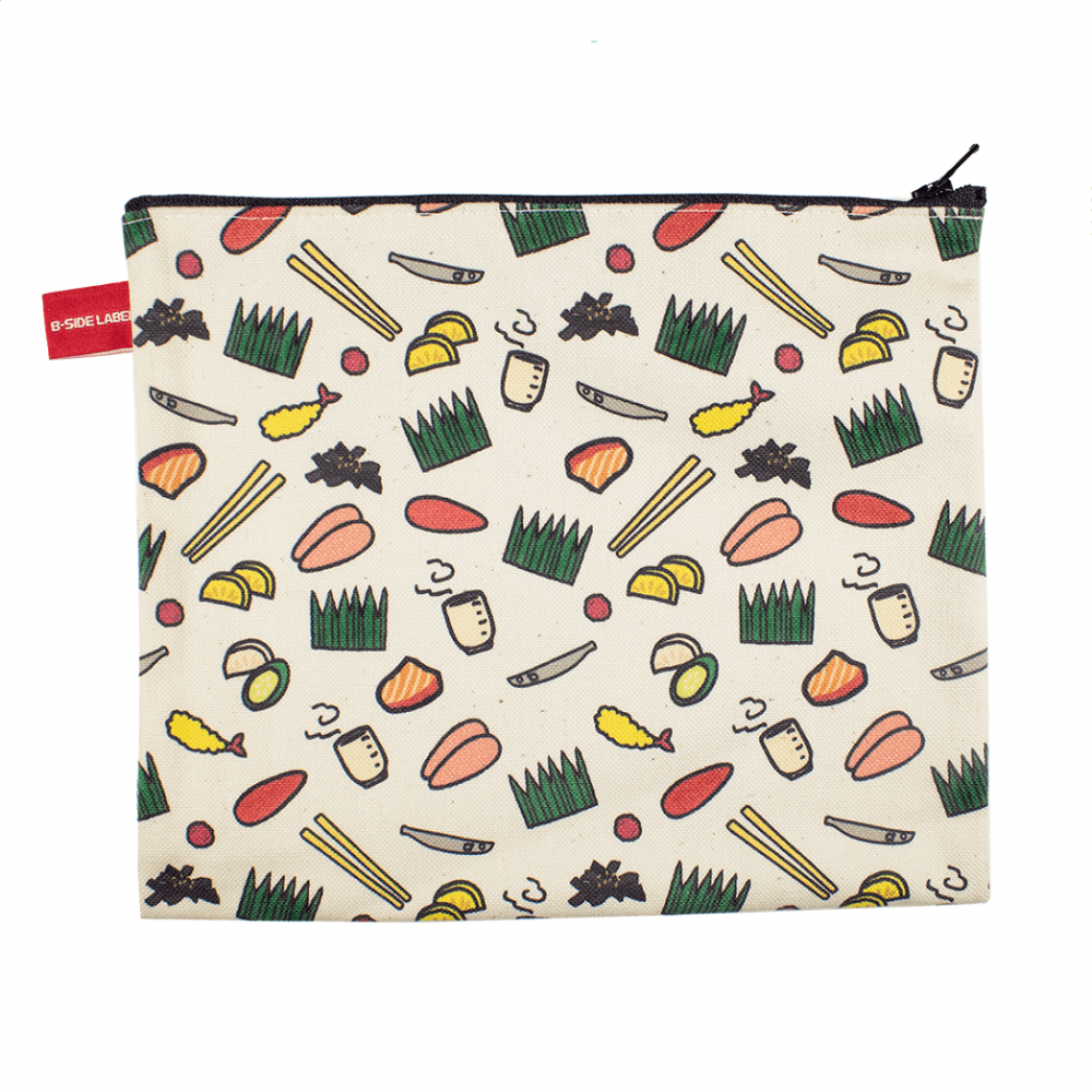 おにぎり6つ/スクエアポーチ