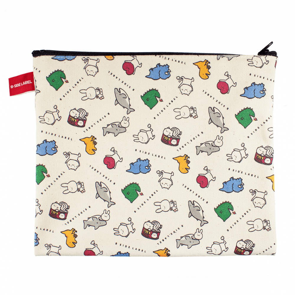 真顔集合/スクエアポーチ