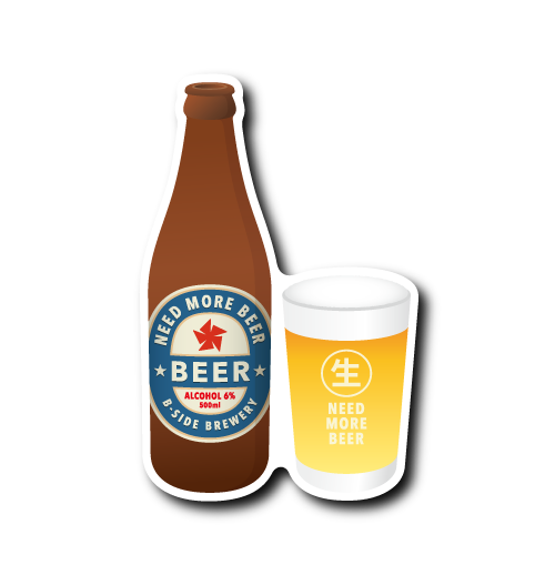 (町中華)ビール(青)