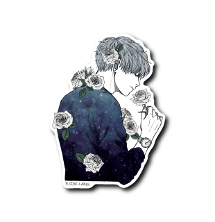 薔薇男子(白髪)