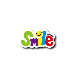 カラフルsmile(白)