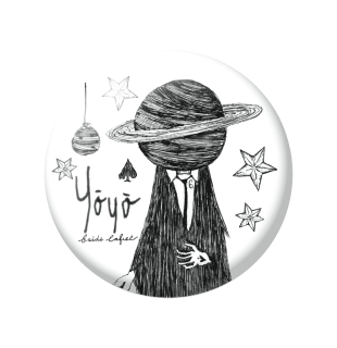 土星マント/小缶バッジ