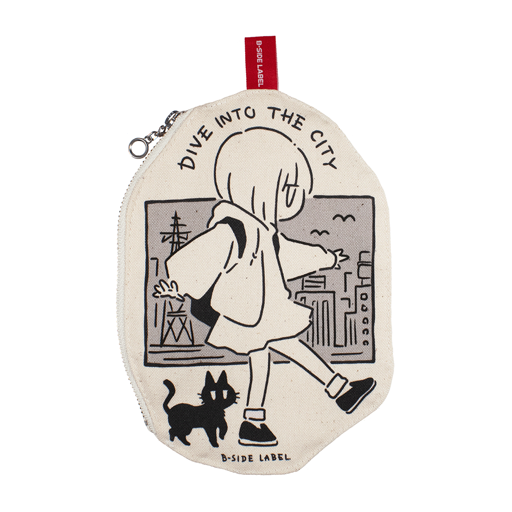 デフォ DIVE INTO THE CITY/ファスナーポーチ