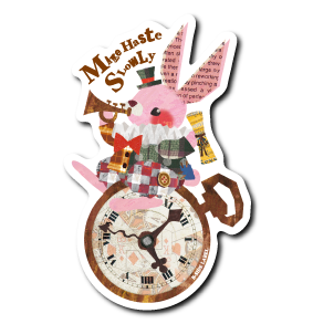 コラージュスローリーウサギ(ピンク)