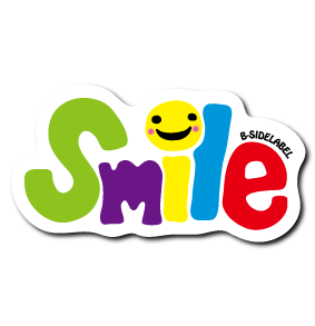 カラフルsmile(白)