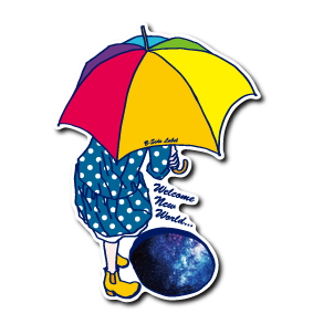 welcomeカサ(カラフル)