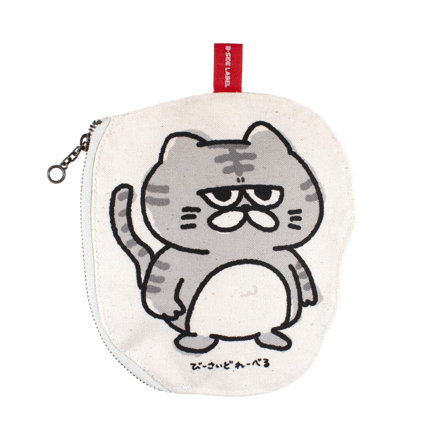 ジト目犬&ネコ/ファスナーポーチ