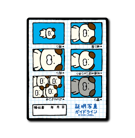 真顔証明写真(いぬ)