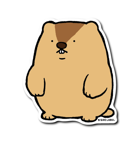 マーモット(口閉じ)