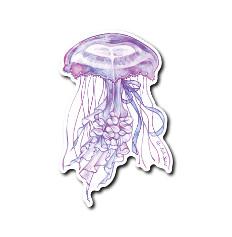 フリルリボンクラゲ(紫)