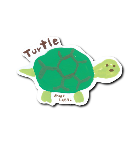 ゆる〜いカメ(白背景)