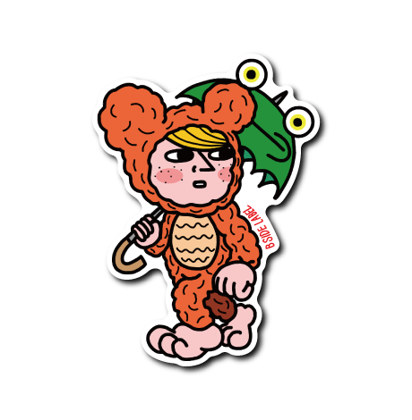 傘クマボーイ(茶毛)