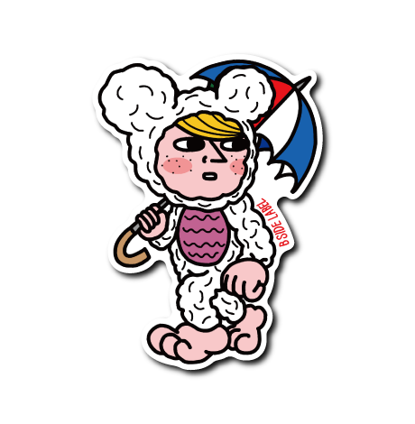 傘クマボーイ(白毛)