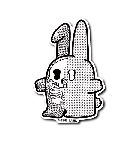 きぐるみらびっと(白黒)