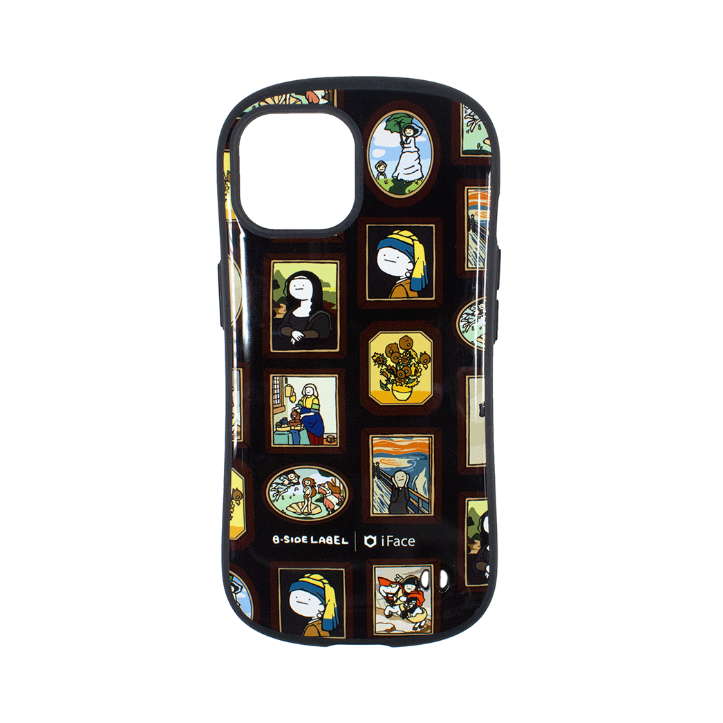 B-SIDE LABEL × iFace First Class まがお名画/iPhone15対応ケース