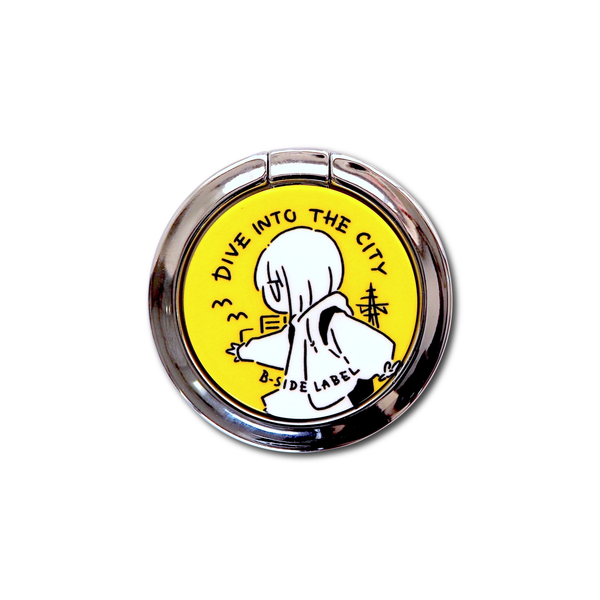 B-SIDE LABEL × iFace Finger Ring Holder フラットタイプ / project未完成DIVE INTO THE CITY /フラットリング