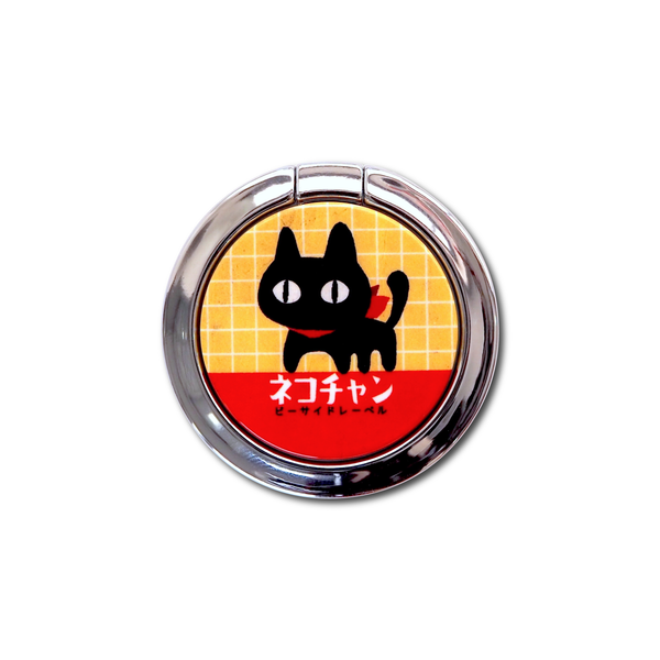 B-SIDE LABEL × iFace Finger Ring Holder フラットタイプ / 鋭目ねこ /フラットリング