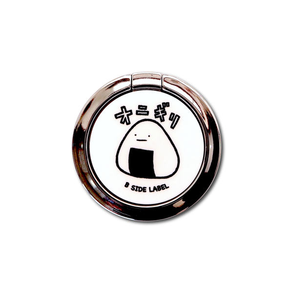 B-SIDE LABEL × iFace Finger Ring Holder フラットタイプ / まがおじるしのおにぎり屋さん /フラットリング