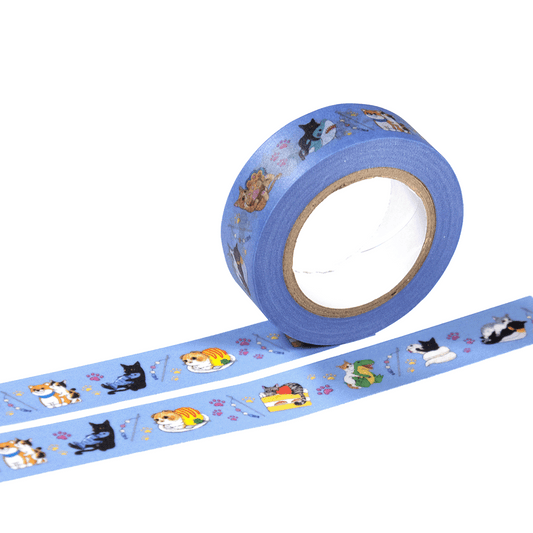 猫と友達/マスキングテープ