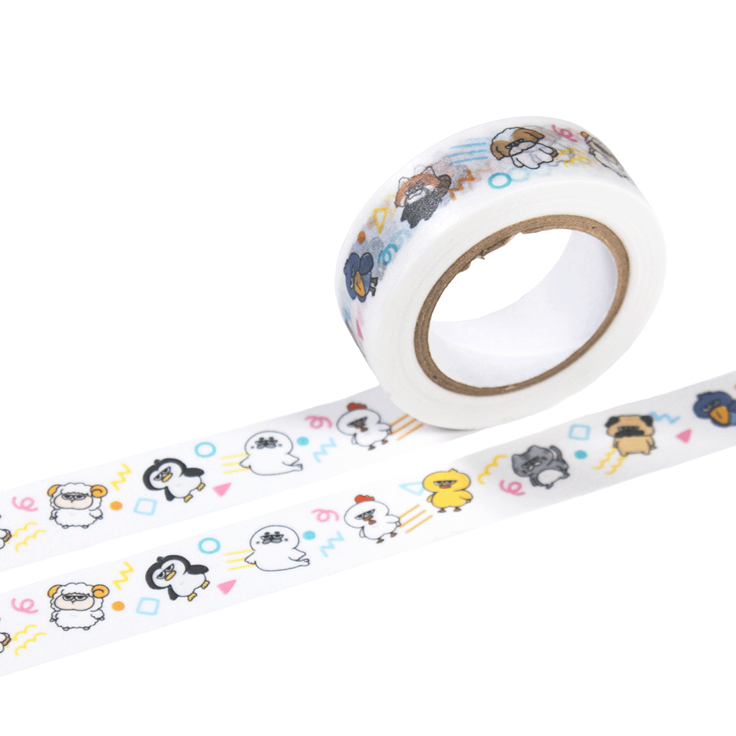 ジト目アニマル/マスキングテープ