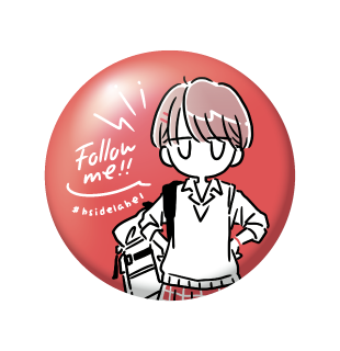 SALAD DAYS赤ガール/小缶バッジ