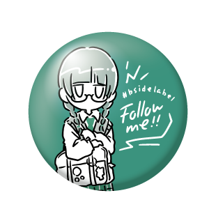 SALAD DAYS緑ガール/小缶バッジ